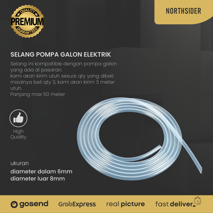 SELANG SILIKON POMPA GALON ELEKTRIK | PIPA SILICONE WATER DISPENSER