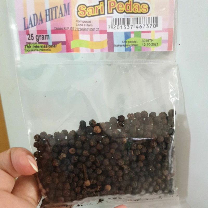 

lada hitam 25 gram