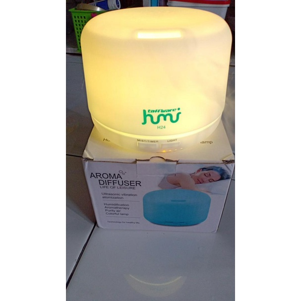 SH9 Garansi ORI 100% Humidifier Air 7 LED Diffuser Humidifier 2Liter/ 1.5 liter/ 500ml / 300ml Pelembab Pengharum udara minimalis Ruangan Kamar Kantor Non Tidak Pakai Busa/filter Kapas h 24