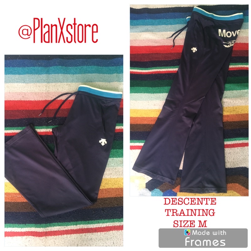 DESCENTE CELANA TRAINING NAVY 9-03 PRELOVED TERJANGKAU WARNA NAVY