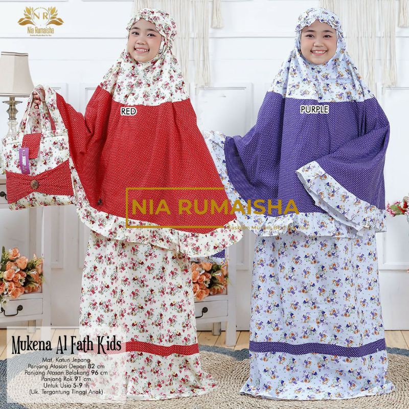 mukena anak al fath kids Termurah mukena smp mukena anak