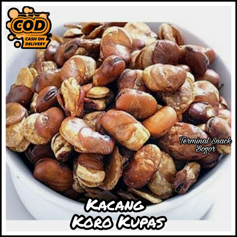 

Kacang Koro Kupas Rasa Pedas 250 gram MAKANAN RINGAN KILOAN MURAH