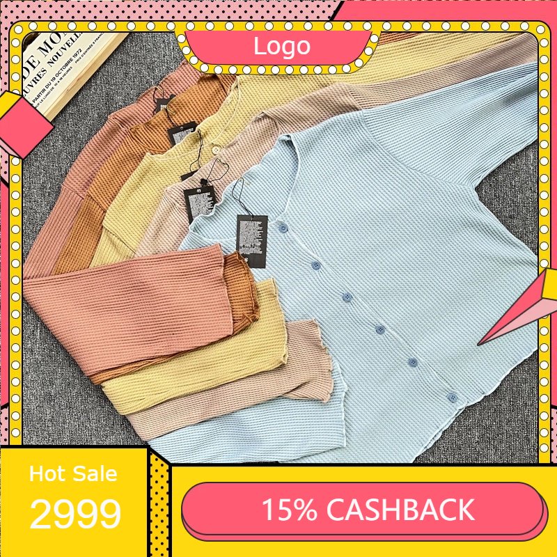 Cardigan Rajut Crop Pastelly