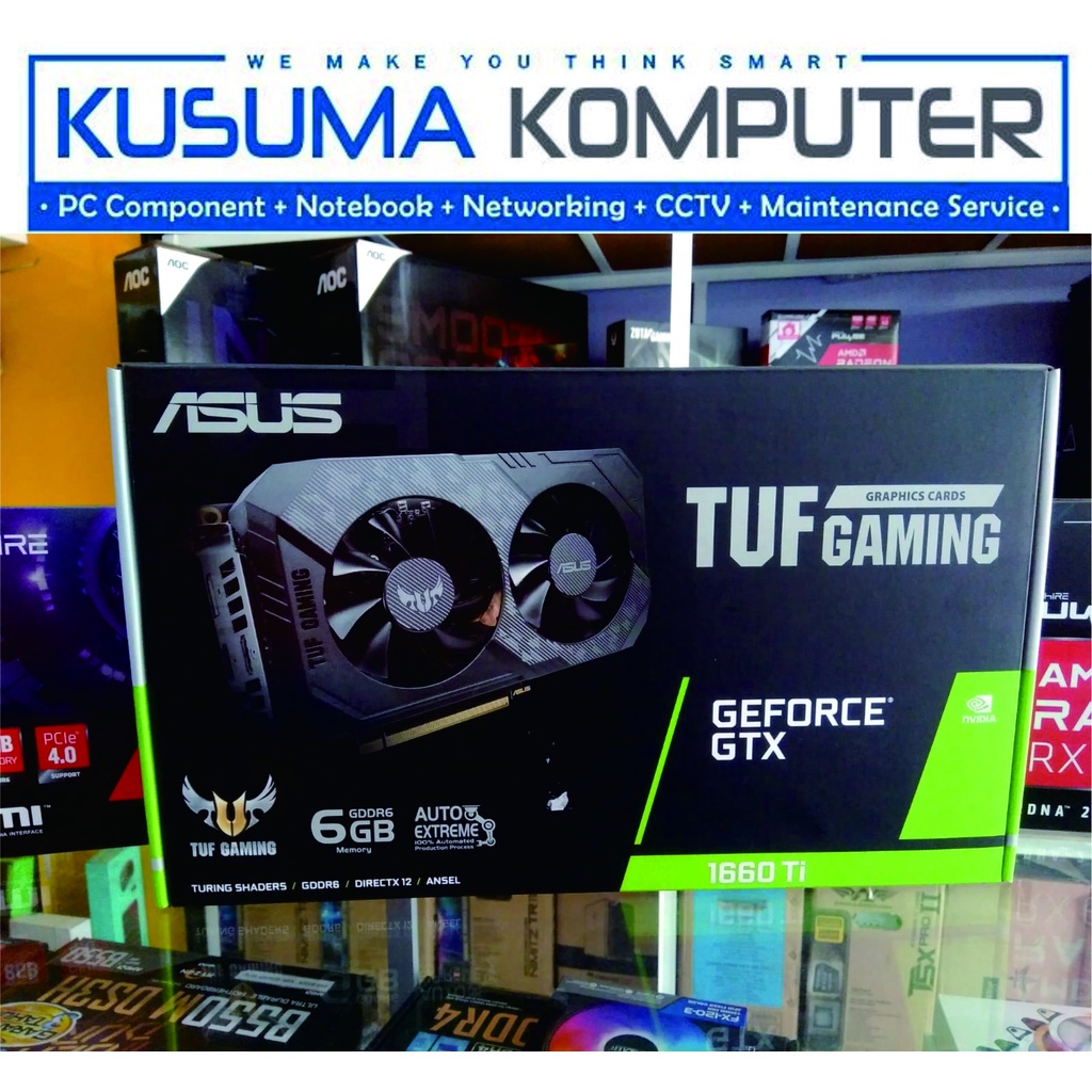 ASUS TUF Gaming GeForce GTX 1660 Ti EVO 6GB GDDR6