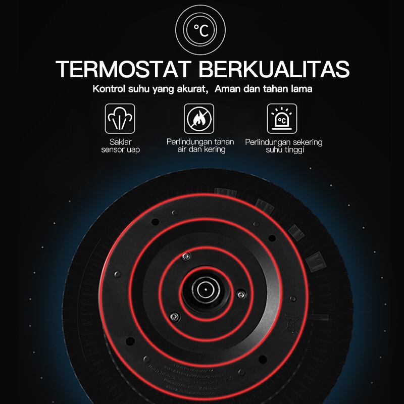 Gotama Ketel Listrik / Teko Elektrik / Pemanas Air Pembuat Kopi Teh (Reject)