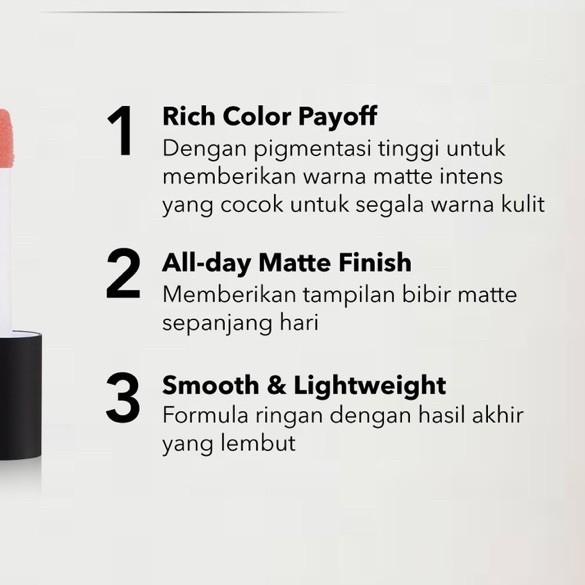 ✮ YOU Basic Collection Luscious Matte Lip Cream ( YOU MAKEUPS OFFICIAL STORE ) ☃