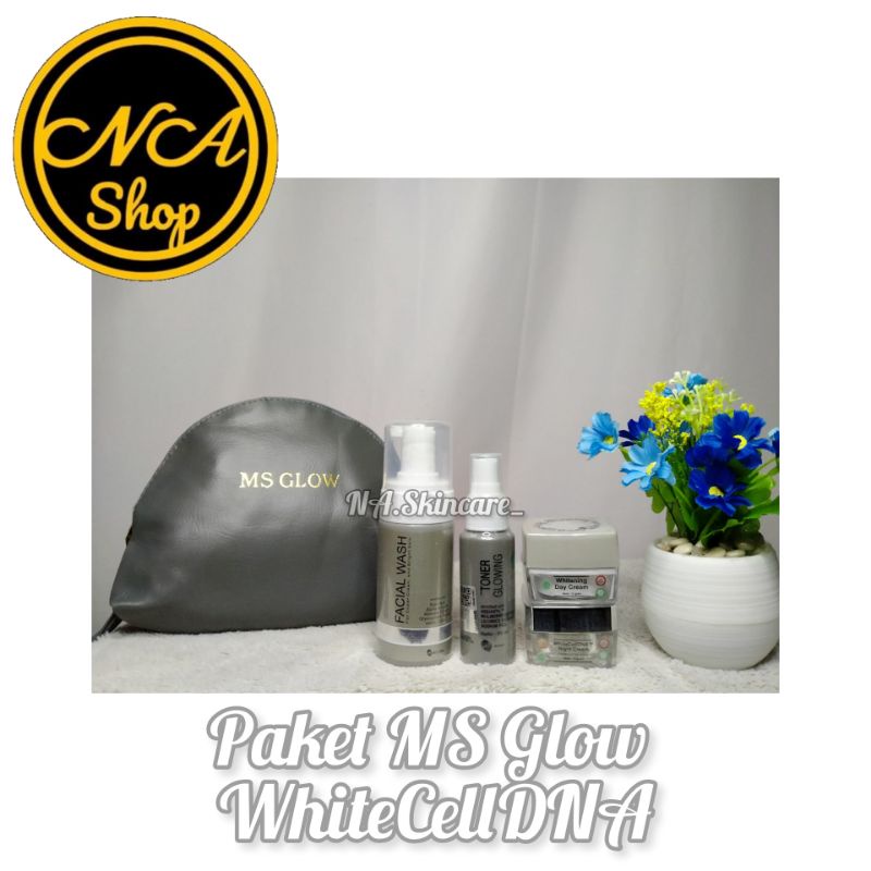 NA Skincare | Paket MS Glow Whitening | Acne | WhiteCellDNA | Luminous | Ultimate | Pembelian 1 Pake