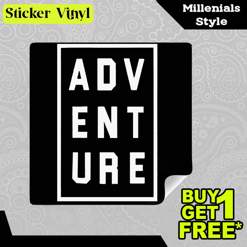 

Stiker Sticker Adventure Petualangan Gambar Unik Desain Keren dan Kekinian Aesthetic Bahan Vinyl Satuan Anti Air