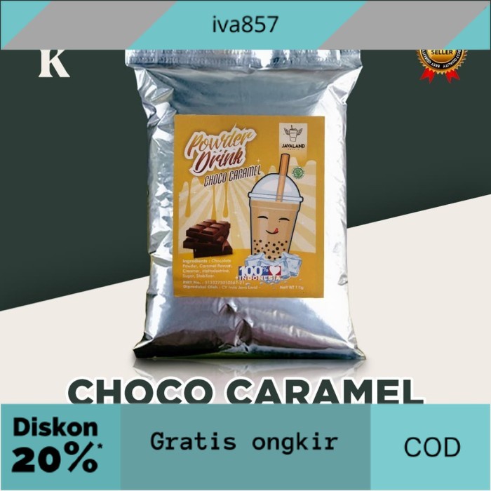 

PROMO Bubuk Minuman Bubble Powder Drink Choco Caramel ORIGINAL Javaland 1kg GRATIS ONGKIR