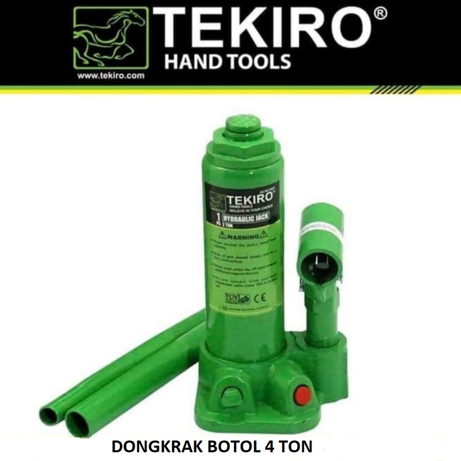 Tekiro Dongkrak Botol 4 Ton / Hydraulic Jack 4 Ton Tekiro Tool