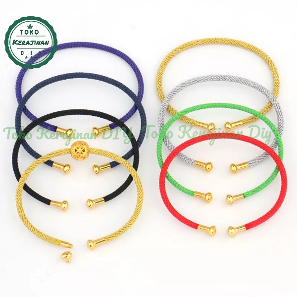 Gelang Tali Kawat Anti Air Waterproof Untuk Liontin Emas