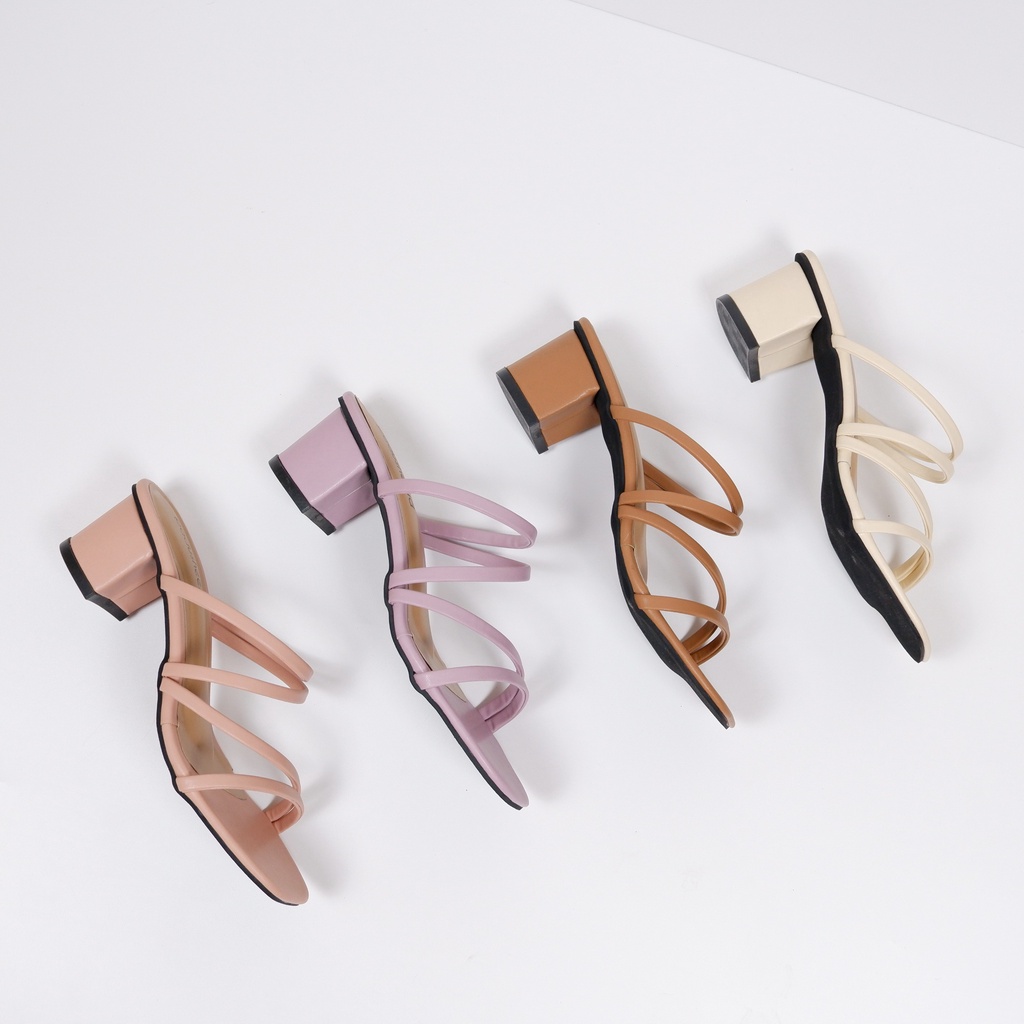 Padushee.id -  amelia sandal heels wanita 5 cm