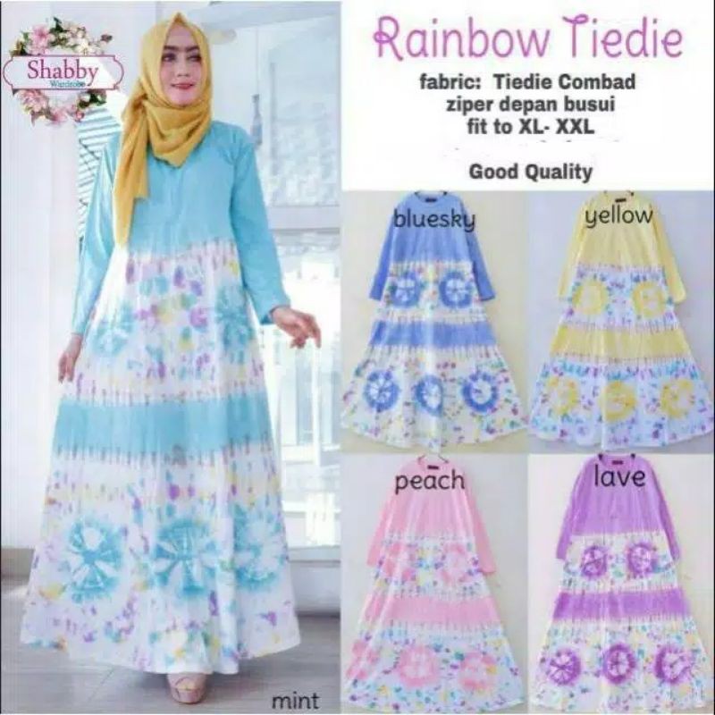 Gamis Kaos AMANDA  Bahan Kaos 30s Resleting Depan Busui Bumil Lengan Panjang Muslimah