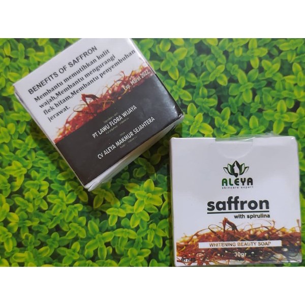 SABUN SAFRON ALEYA BPOM | SABUN SAFFRON ALEYA | SABUN WAJAH ALEYA | SABUN  safron ORIGINAL 100% PEMUTIH WAJAH