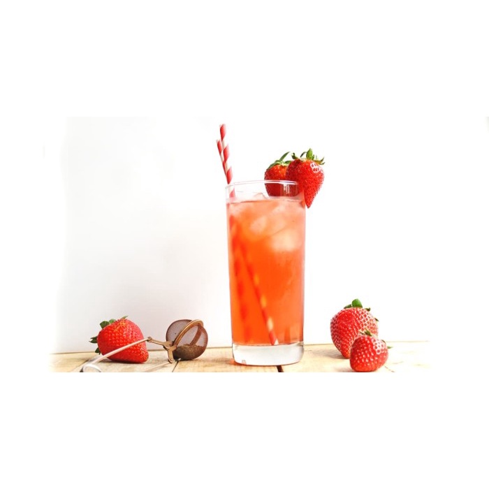 

DISKON - (BISA COD) Strawberry Tea