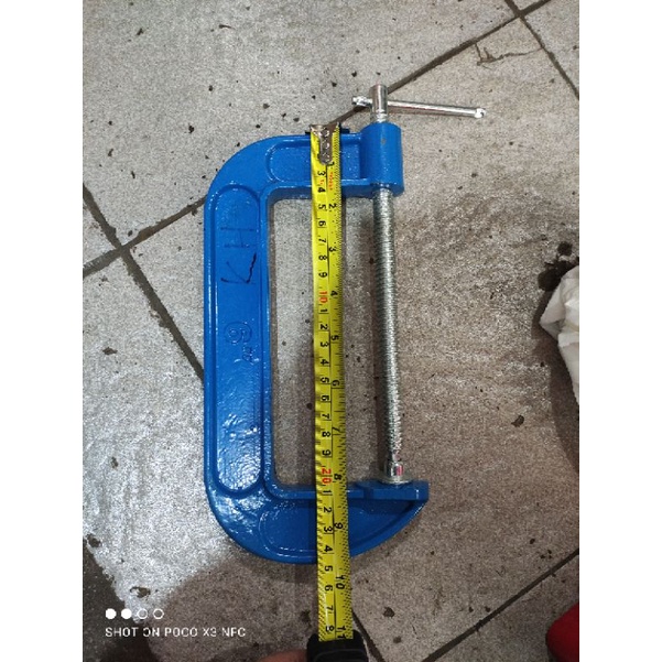 cingkau c 6in /claim c penjepit c 6inch  klem kayu/ penjepit catok meja 6inch