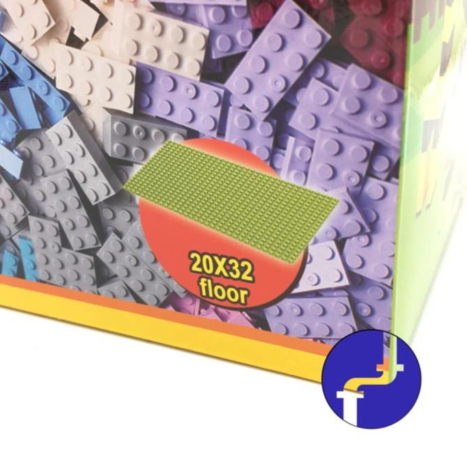 Terbatas Mainan Anak Lego Klasik Panlos Designer Block Baseplate 625 Pcs 699008 Bagus