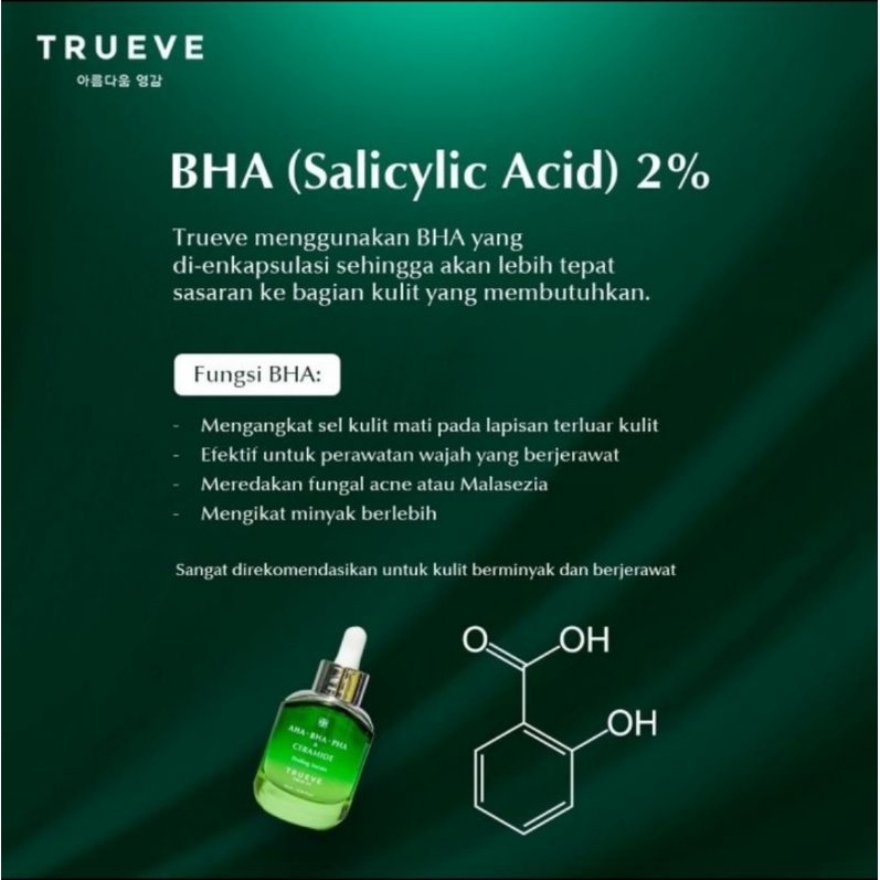 Trueve AHA - BHA - PHA &amp; Ceramide Peeling Serum ( Serum Wajah )