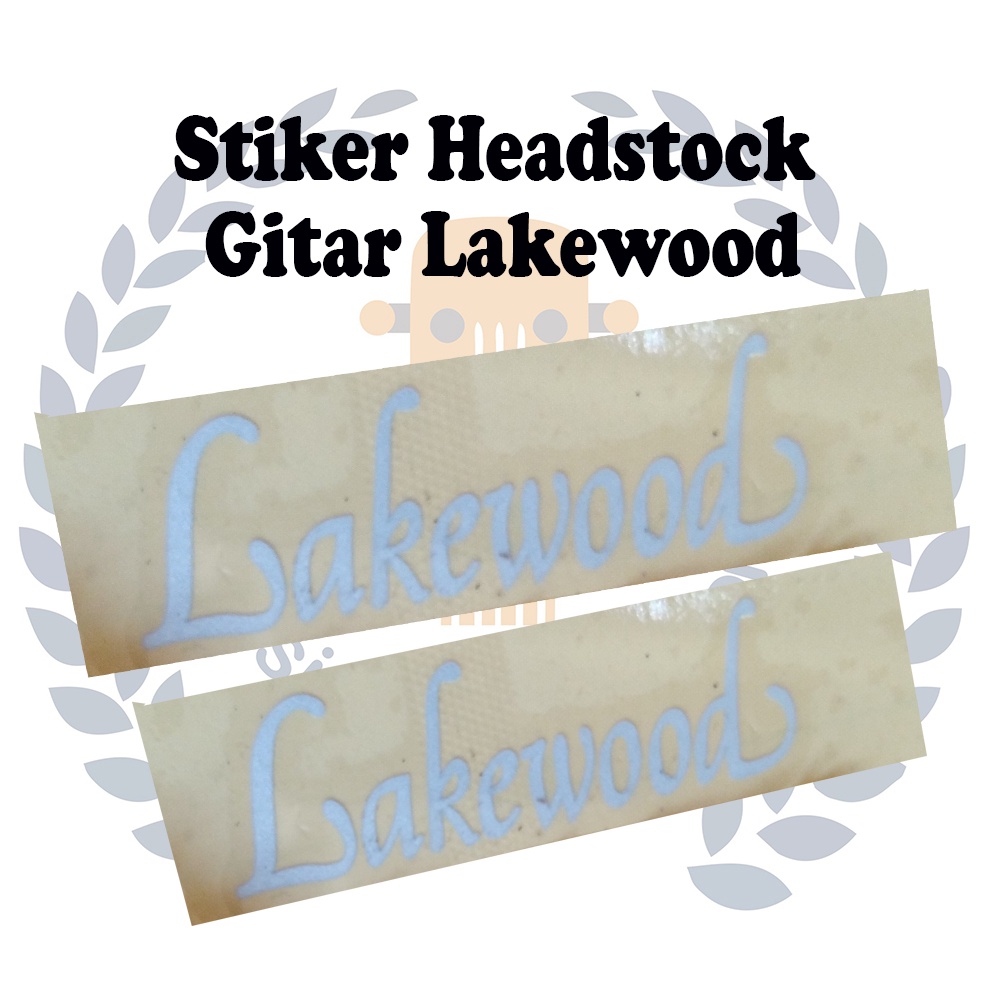 Stiker Headstock Gitar Lakewood