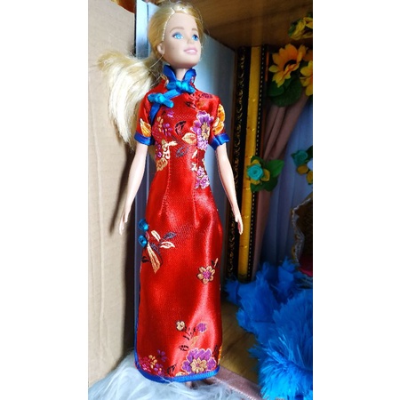 Qipao dress for berbi 30 cm/mattel/pivotal
