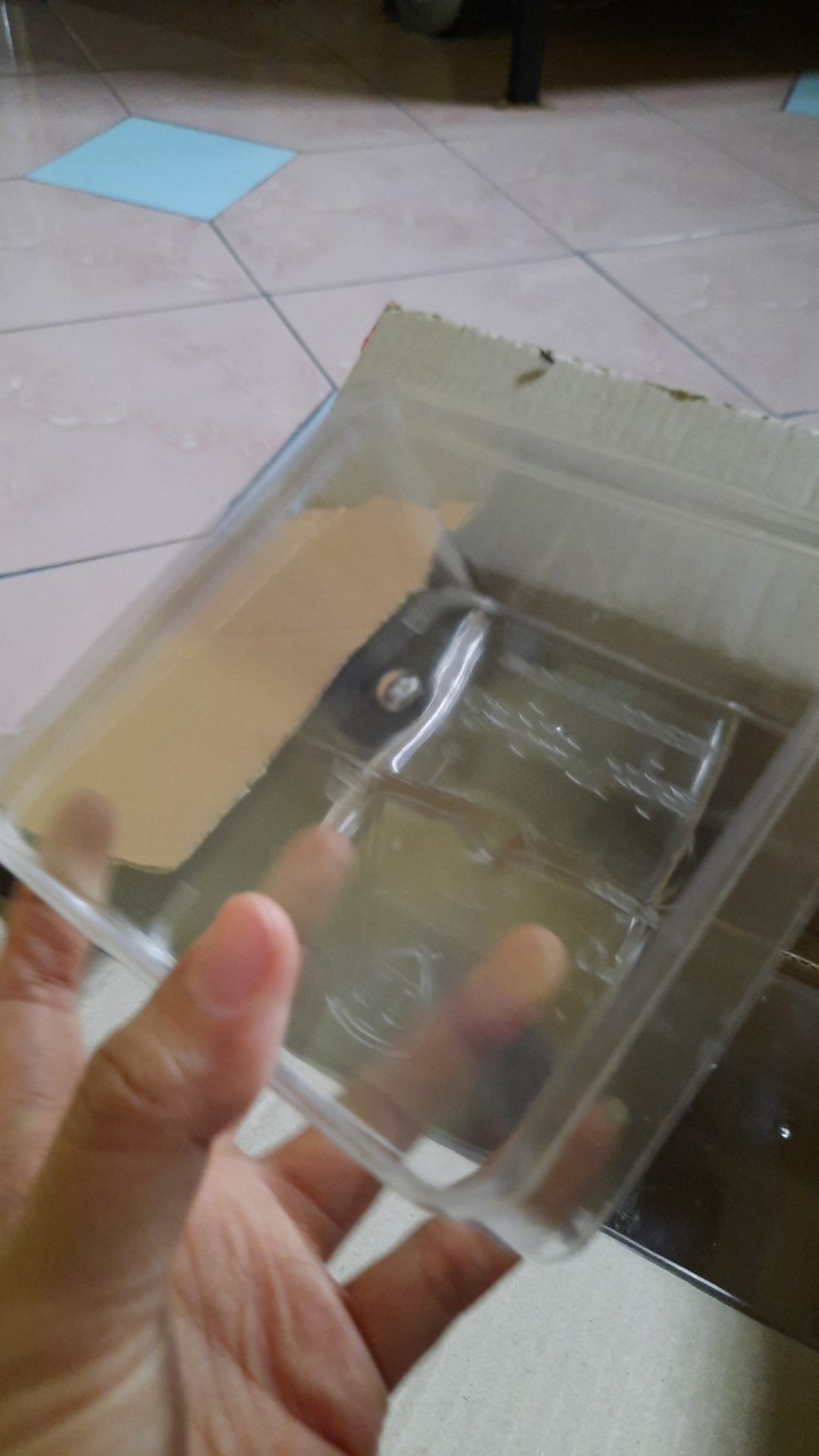 12 Pcs Dessert Box / Toples Nastar Kue Kering Persegi Plastik Mika