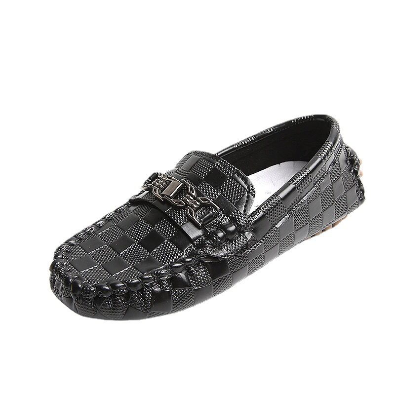 (LOLI-JKT) SP-KOT SEPATU ANAK LOAFERS MODEL KOTAK-KOTAK SIZE 21-35