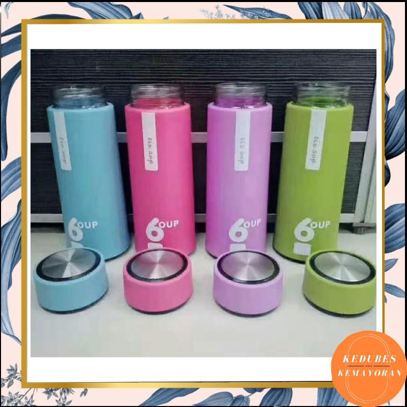 Botol Minum Kaca Life 450 ML / Botol Kaca Life [KK]