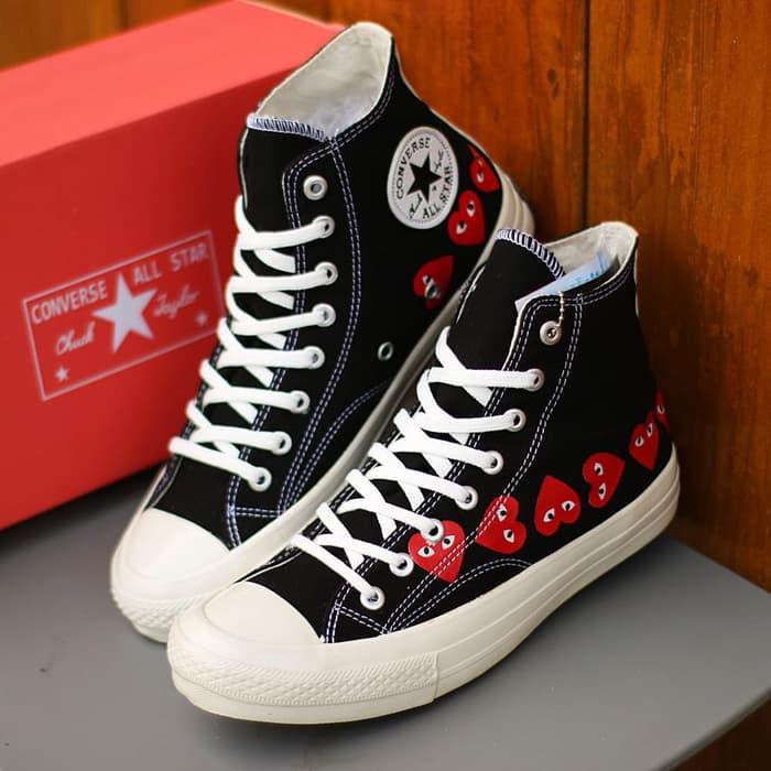 converse x cdg multi heart