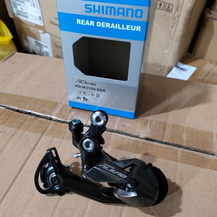 Rear Derailleur Rd 9 Speed Shimano Alivio M3100 Sgs Long Original
