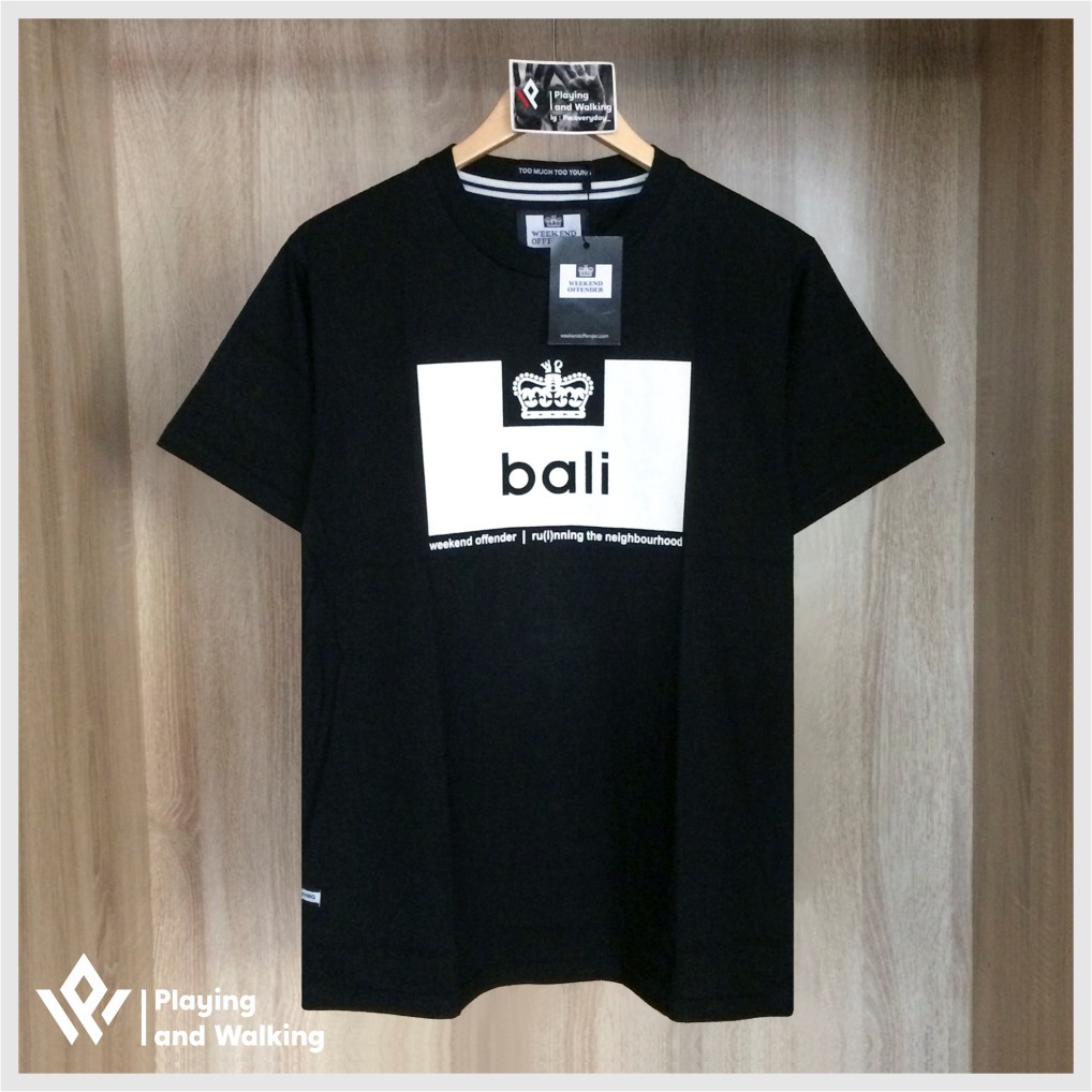 Tshirt Weekend Offender City Series Bali - Black