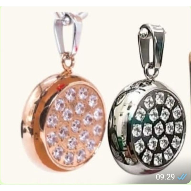 Kalung LSW biocarbon warna Rose gold atau Silver