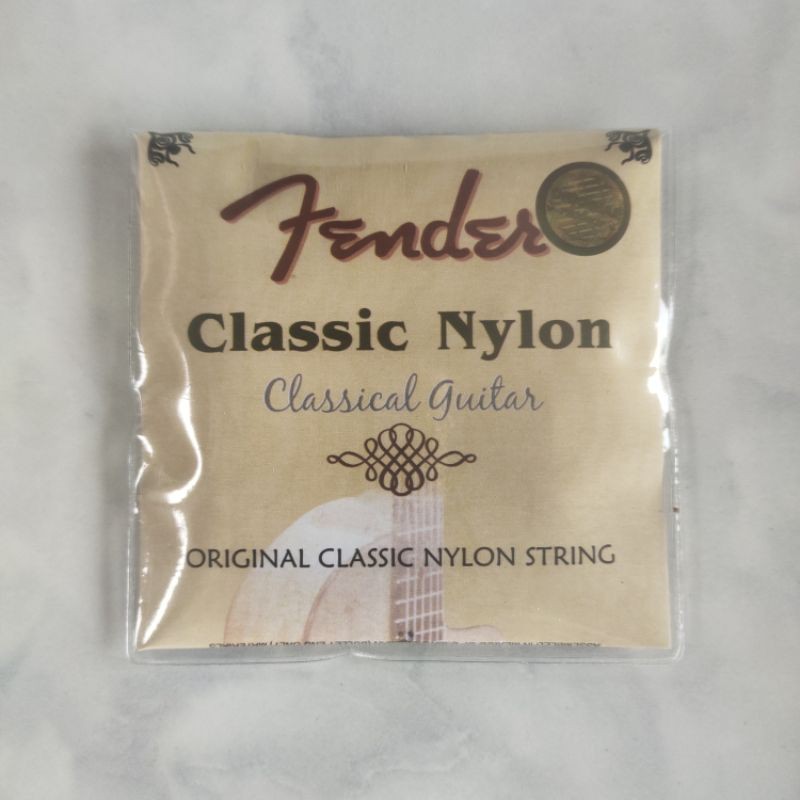 senar gitar fender holgran nylon/classic impor satu set 1-6