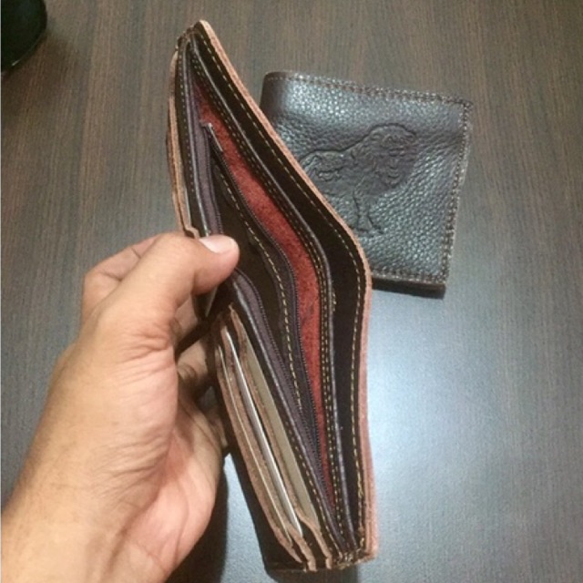 DOMPET LIPAT KULIT FULL‼️ bahan kulit asli berkulitas impor model lipat dua tanp lapisan saku #dompet #dompetkulit #dompetpria #dompetlipat #dompetcowok