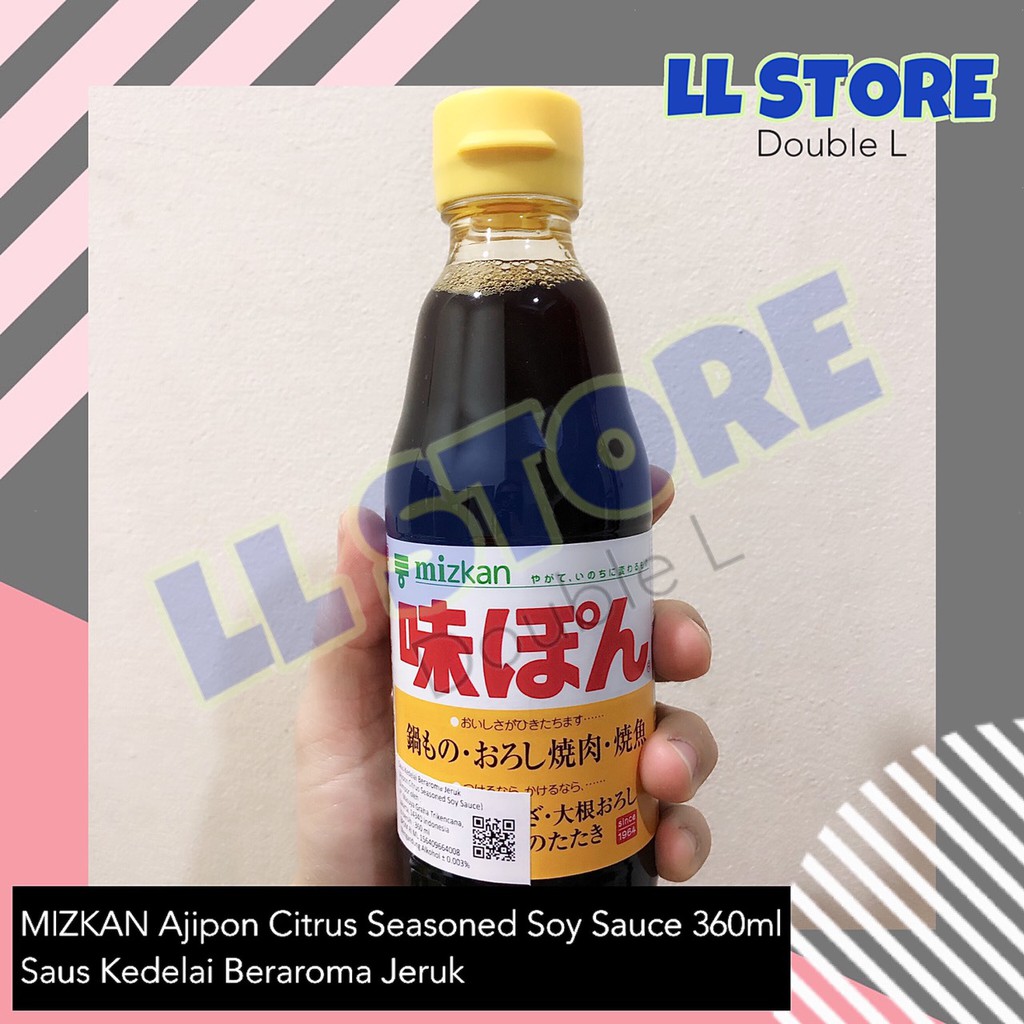 MIZKAN Ajipon Citrus Seasoned Soy Sauce 360 ml | Ponzu Kecap Jepang