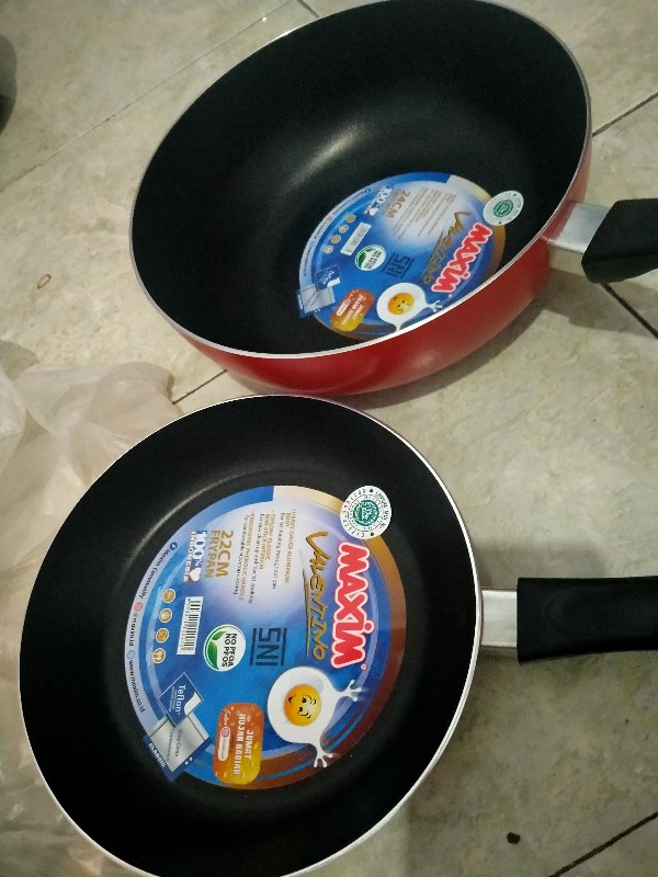 Maxim Wajan Cekung Valentino Deep Wok 24 Cm
