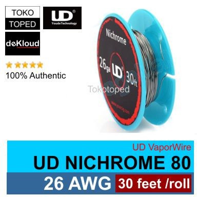 Authentic UD NI80 Wire 26 AWG | 0.4mm | nichrome 80 kawat coil