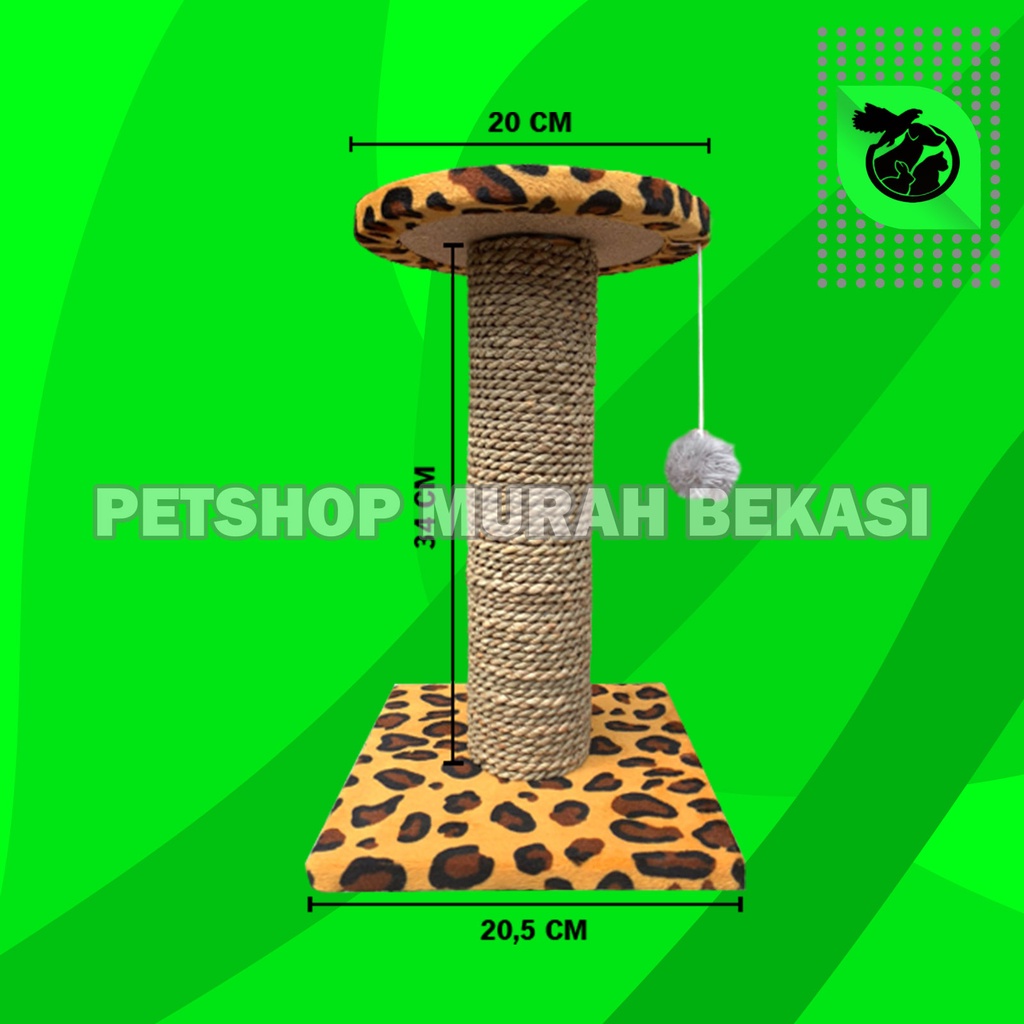 Cakaran Kucing Tiang garukan Mainan Kucing Cat Scratcher Toys