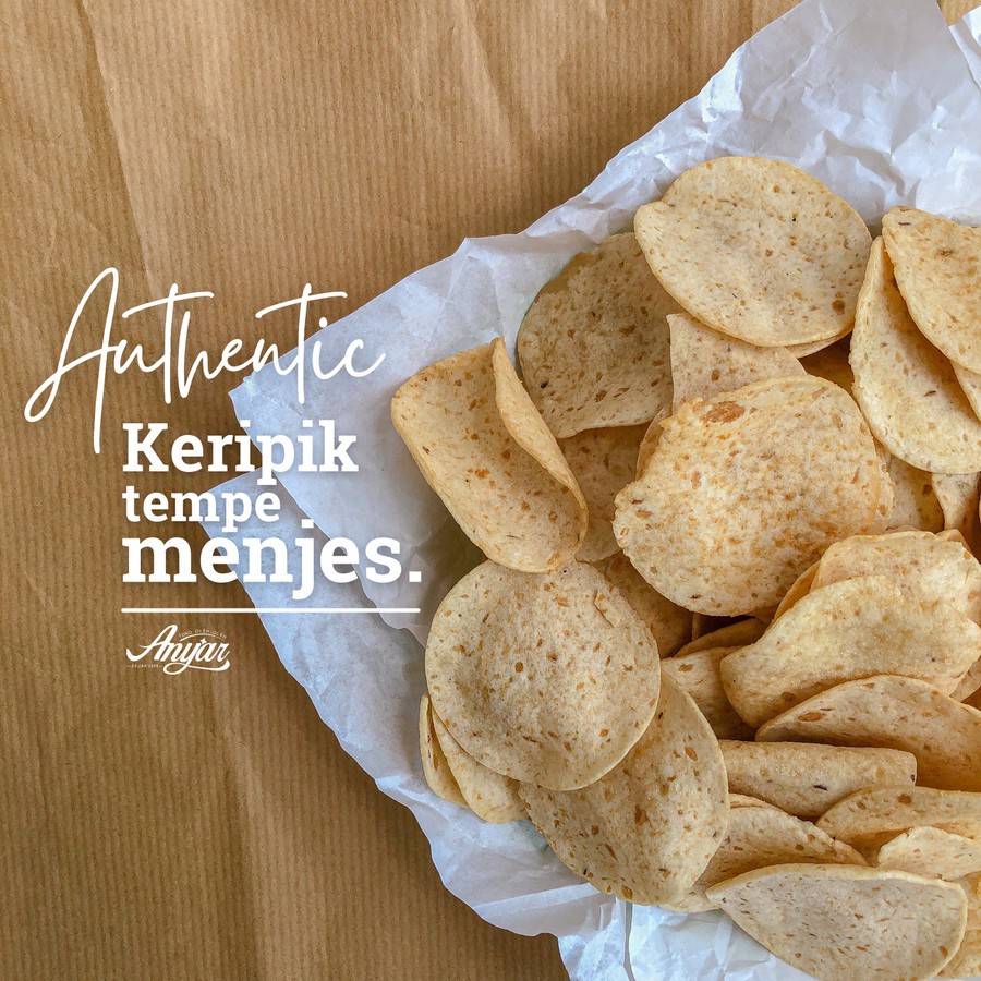 Jual Keripik Tempe Menjes Keripik Tempe Kedelai Menjes Krispi 250gr