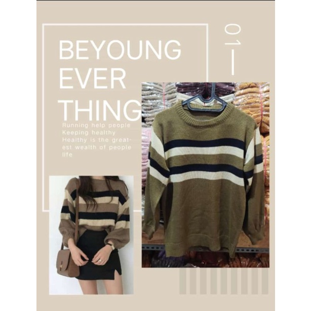 Sweater Rajut LIta / Sweateer Rajut Wanita/ atasan rajut oversize