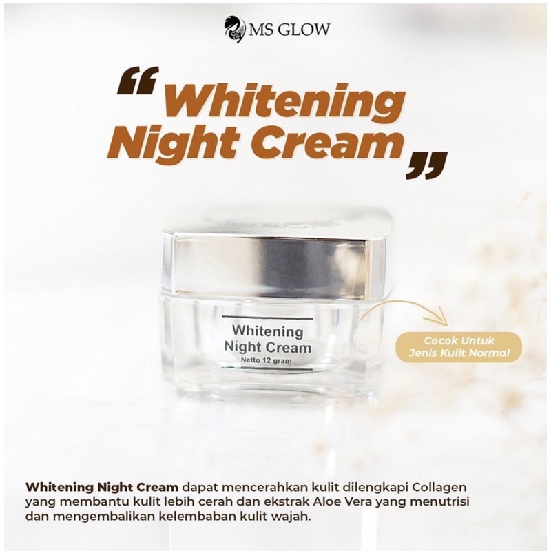 PROMO !!! MS GLOW Series - Day Night Cream / Face Wash / Sabun Muka / Toner