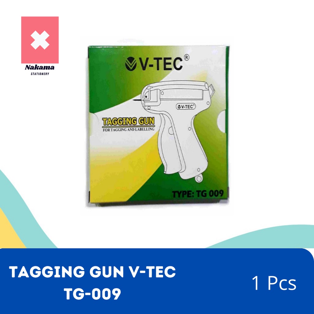 Tag gun V-Tec TG 009 - Label Tag - Alat Label Baju - Alat Tembak Label Taggig Gun Vtec