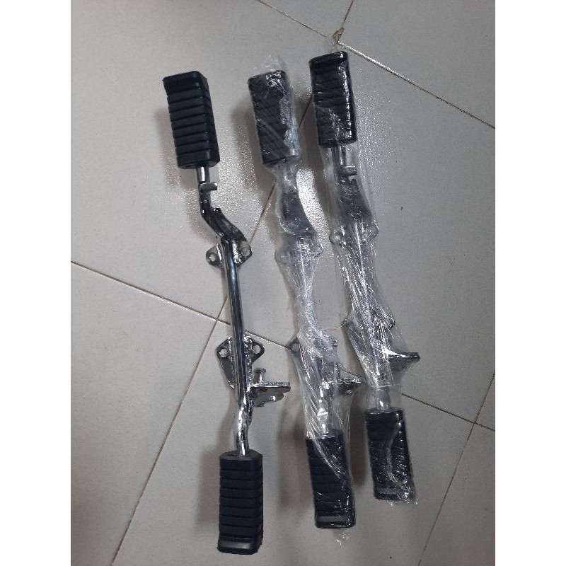 postep footstep depan gl cb gl100 crom sudah sama karet
