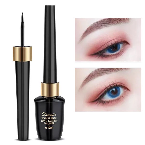 Lameila Liquid Eyeliner Waterproof / Eye Liner Cair Hitam Anti Air Tahan Lama / TS-116