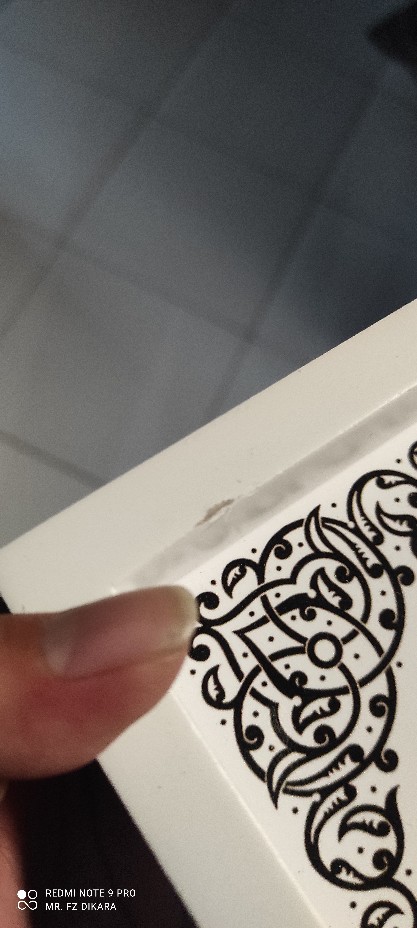 Hiasan Jam Dinding Kaligrafi Set Ayat Kursi Terjemah & Allah Muhammad Hitam Putih