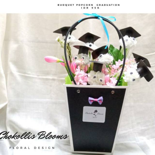 

Bouquet popcorn graduation