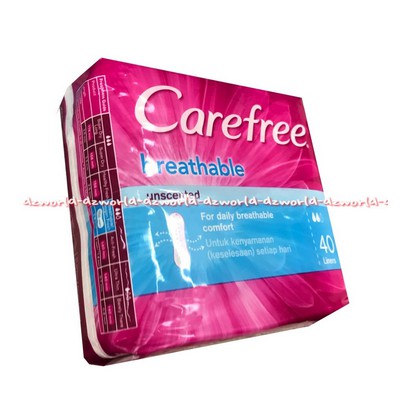 Carefree Healthy Fresh Breatheable 4 Liners Pantyliner Wanita Cafe Free Unscented Tea Tree