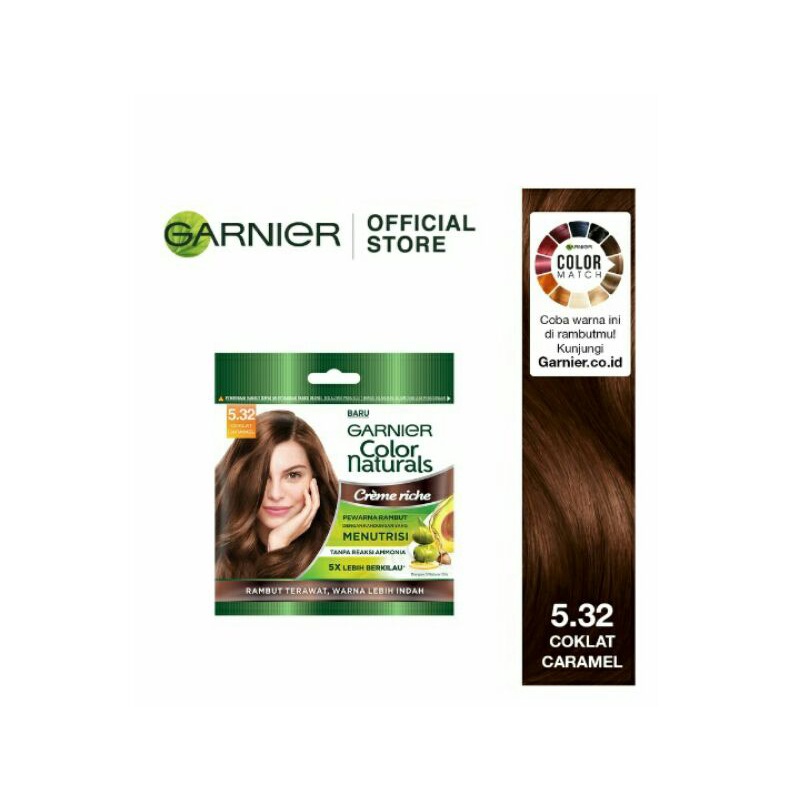 Garnier Hair Color Naturals 5.32 CokelatKaramel