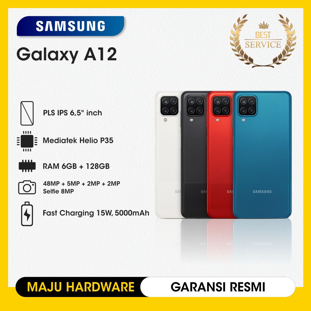 Samsung A12 Ram 6/128GB  4/128 Garansi Resmi
