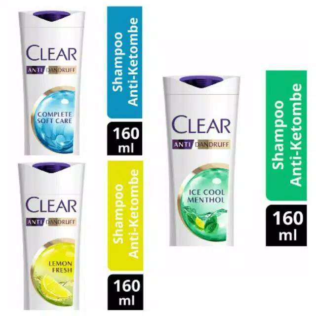 Clear Shampoo Anti-Ketombe 160Ml