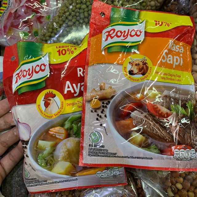 

Royco ayam/sapi 100g dan 250g